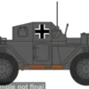 Oxford Daimler Dingo, 1944, Wehrmacht (Captured) France, 1:76, Best