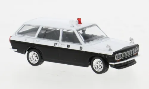 Tarmac Works Datsun Bluebird 510, Polizei Japan, 1:64, Best
