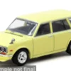 Tarmac Works Datsun 510 Bluebird Wagon, gelb, 1973, 1:64, Clearance