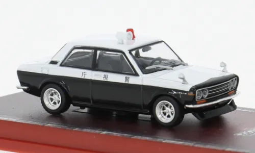 Tarmac Works Datsun 510, Japanische Polizei, 1:64,