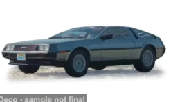 IXO America DeLorean DMC-12, silber, 1981, 1:43, New