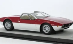 Tecnomodel De Tomaso Mangusta Spyder, rot/silber, 1966, 1:18,