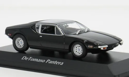 Maxichamps De Tomaso Pantera, schwarz, 1972, 1:43, New