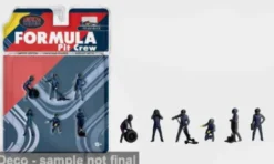 American Diorama Diorama Formula Pit Crew Team Blue, 1:64, Clearance