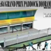 American Diorama Diorama Grand Prix Paddock Diorama Team Black, 1:64, Discount