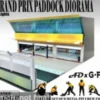 American Diorama Diorama Grand Prix Paddock Diorama Team Orange, 1:64, Outlet