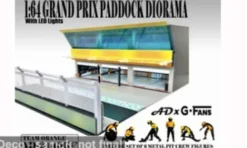American Diorama Diorama Grand Prix Paddock Diorama Team Orange, 1:64, Outlet