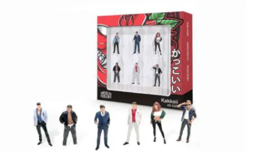 American Diorama Diorama Kakkoii Figure Set, 1:64, New