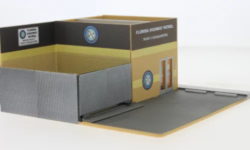 Greenlight Diorama Polizeistation, Florida Highway Patrol, 1:64,