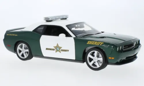 ACME Dodge Challenger R/T, 2009, Broward County Sheriff, 1:18, Sale