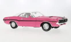 Greenlight Dodge Challenger R/T, pink/schwarz, 1970, 1:18, Clearance