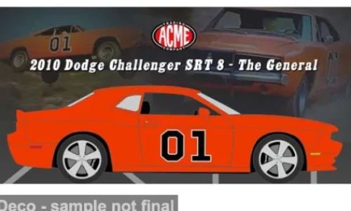 ACME Dodge Challenger SRT 8, rot, 2010, The General, 1:18, New