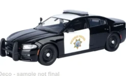 Motormax Dodge Charger Pursuit, 2023, California Highway Patrol, 1:24, Hot