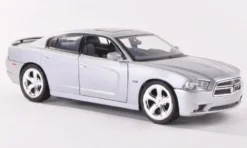 Motormax Dodge Charger R/T, silber, 2011, 1:24, Clearance