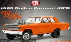 ACME Dodge Coronet AWB, orange, 1965, Go Man Go!, 1:18, New
