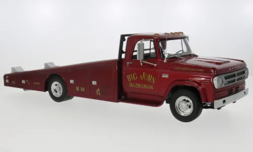 ACME Dodge D-300 Ramp Truck, rot, 1970, Big John Mazmanian, 1:18, Outlet