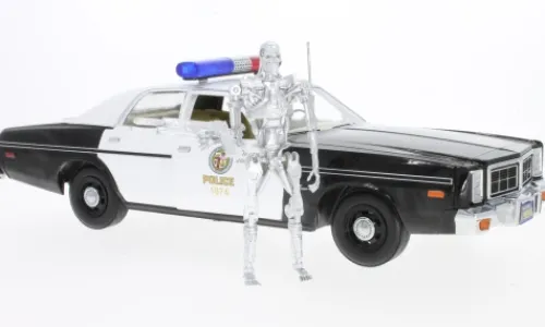 Greenlight Dodge Monaco, 1977, Metropolitan Police, 1:18, Discount