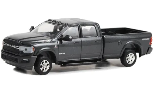 Greenlight Dodge RAM 2500 Big Horn Sport 4x4, dunkelgrau, 2022, 1:64, New