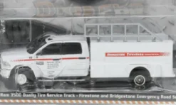 Greenlight Dodge RAM 3500 Dually Tire Service Truck, 2018, Firestone and Bridgestone Road Service, 1:64, Discount