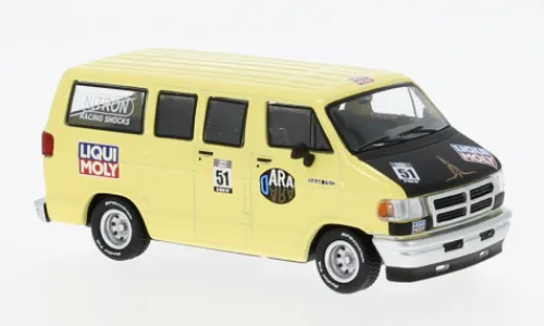Tarmac Works Dodge Van, hellgelb, 1:64, Discount