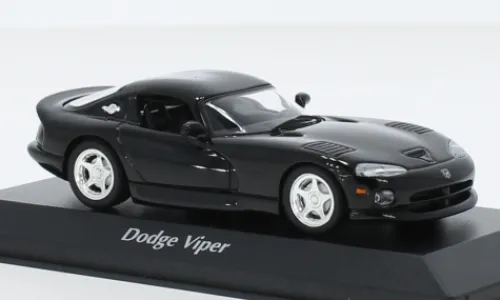 Maxichamps Dodge Viper GTS, schwarz, 1993, 1:43, Discount