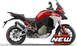 Bburago Ducati Multistrada V4, rot/schwarz, 1:18, Sale
