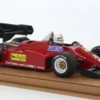 Tecnomodel Ferrari 126 C4-M2, Formel 1, GP Europa, 1984, #28, R.Arnoux, 1:18, Best