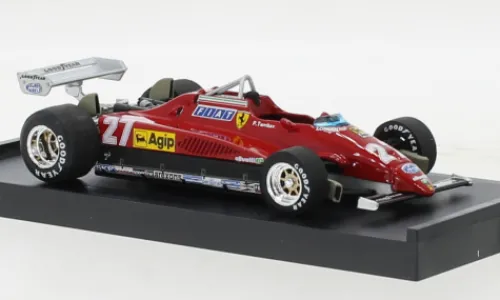 Brumm Ferrari 126C2 turbo, Formel 1, GP Italien, 1982, #27, P.Tambay, 1:43, Clearance
