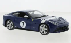 SpecialC.-124 Ferrari F12 Berlinetta, dunkelblau/weiss, 1:24,