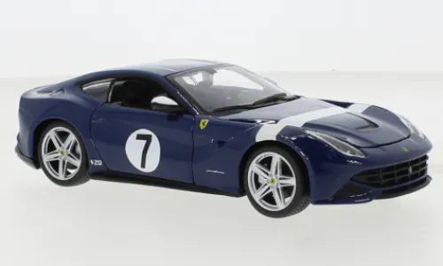 SpecialC.-124 Ferrari F12 Berlinetta, dunkelblau/weiss, 1:24,