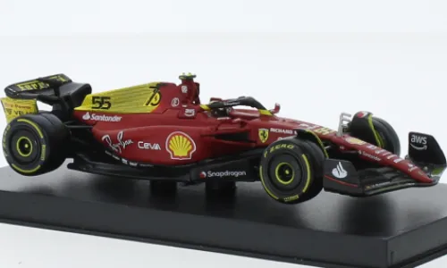 Bburago Ferrari F1-75, Formel 1, GP Monza, 2022, Scuderia Ferrari, #55, C.Sainz Jr., 1:43, Clearance
