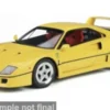 Maisto Ferrari F40, gelb, 1995, 1:64,