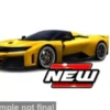 Maisto Ferrari F80, gelb, 1:64, New