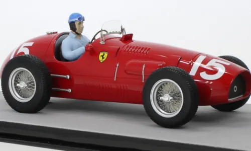 Tecnomodel Ferrari 500, Formel 2, GP Großbritannien, 1952, #15, A.Ascari, 1:18, Sale