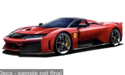 Bburago Ferrari F80 - Signature Series, rot, 1:18, Outlet