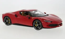 Bburago Ferrari 296 GTB, rot, 2023, 1:18, Discount