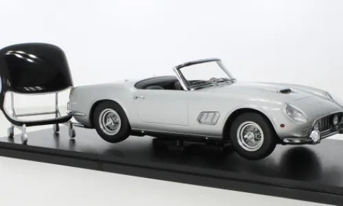 KK Scale Ferrari 250 GT California Spyder, silber, 1960, 1:18, Hot