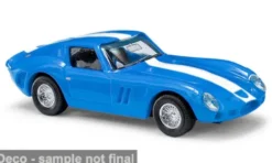 Busch Ferrari 250 GTO, blau/weiss, 1962, 1:87, Best