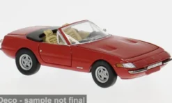 Brekina Ferrari 365 GTS/4 Daytona Spider, rot, 1971, 1:87, Clearance