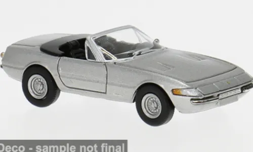 Brekina Ferrari 365 GTS/4 Daytona Spider, silber, 1971, 1:87, New