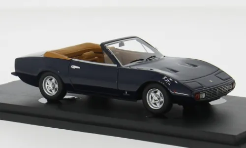 AutoCult / Masterpiece Ferrari 365 GT/4 Spider, dunkelblau, 1971, 1:43,