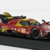 Bburago Ferrari 499P, 24h Le Mans, 2024, #50, A.Fuoco/N.Nielsen, 1:43, Hot