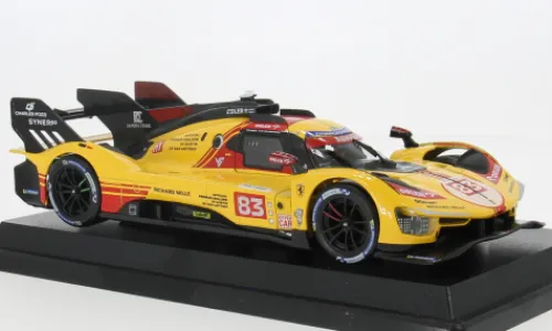 Bburago Ferrari 499P, 24h Le Mans, 2024, #83, R.Kubica/Y.Ye, 1:24, New