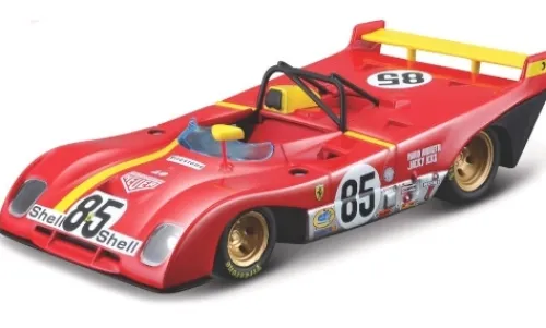 Bburago Ferrari 312 P, 6h Watkins Glen, 1972, Scuderia Ferrari, #85, M. Andretti/J.Ickx, 1:43, Outlet