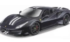 Bburago Ferrari 488 Pista, dunkelblau/silber, 2018, 1:24, Online