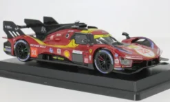 Bburago Ferrari 499P 3.0L TURBO V6, 24h Le Mans, 2025, #51, A.P.Guidi/A.Giovinazzi, 1:24,