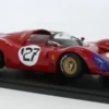 Werk83 Ferrari 330 P3 Spider, 24h Le Mans, 1966, N.A.R.T., #27, R.Ginther/P.Rodriguez, 1:18, Hot