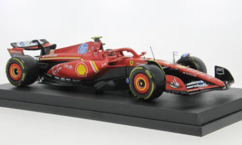 Bburago Ferrari SF-24, GP Italien, 2024, #55, C.Sainz, 1:18, Outlet