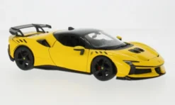 Bburago Ferrari SF90 XX Stradale, gelb/schwarz, 1:24, Sale