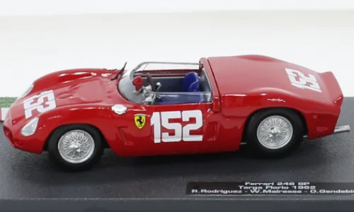 SpecialC.-125 Ferrari 246 SP, Targa Florio, 1962, #152, R.Rodriguez/W.Mairesse, 1:43, New